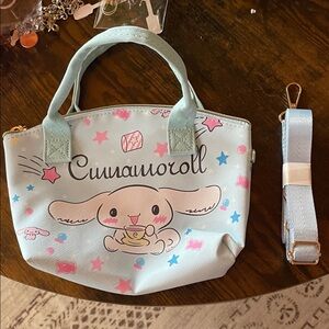 Cinnamoroll Light Blue Handbag with Strap, New